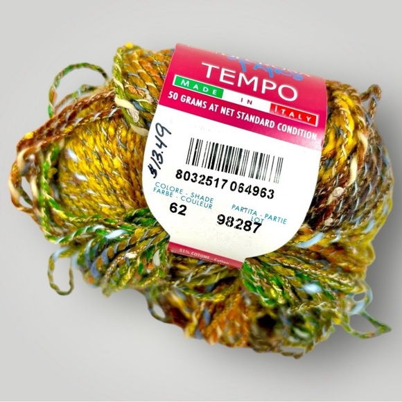 Filatura Di Crosa Fancy Tempo Made in Italy Ball Cotton/Acrylic/Polyamide 114yds - Picture 3 of 4